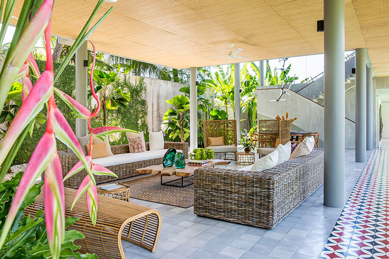 Traditional Balinese village clusters combined with original modern design to comfort