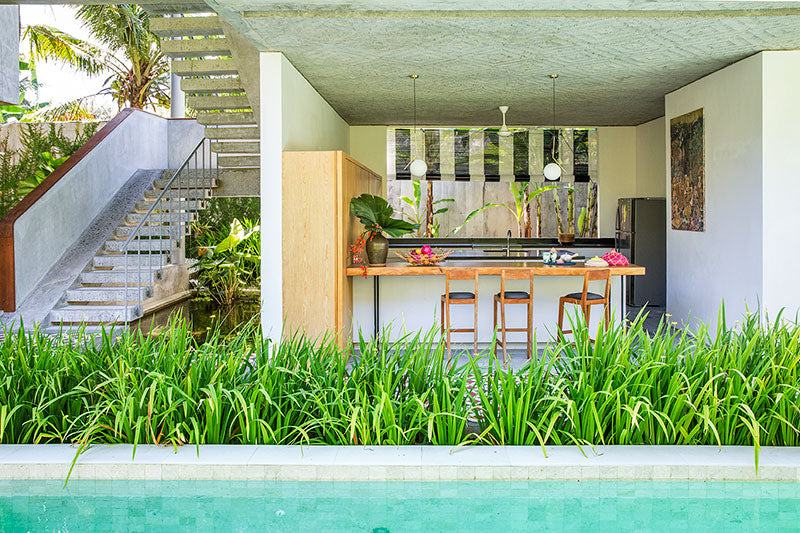 Traditional Balinese village clusters combined with original modern design to comfort