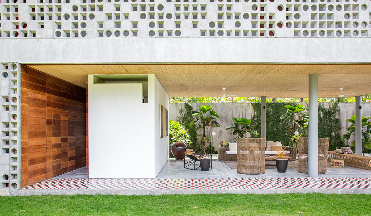 Traditional Balinese village clusters combined with original modern design to comfort