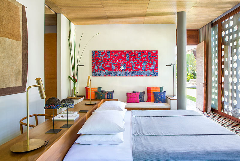 Traditional Balinese village clusters combined with original modern design to comfort