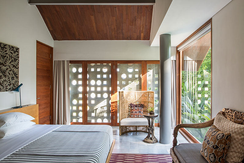 Traditional Balinese village clusters combined with original modern design to comfort