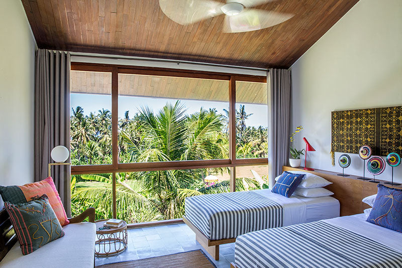 Traditional Balinese village clusters combined with original modern design to comfort