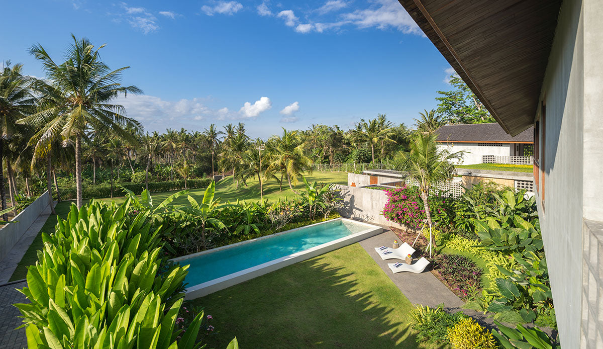 Traditional Balinese village clusters combined with original modern design to comfort