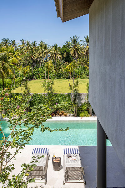 Traditional Balinese village clusters combined with original modern design to comfort