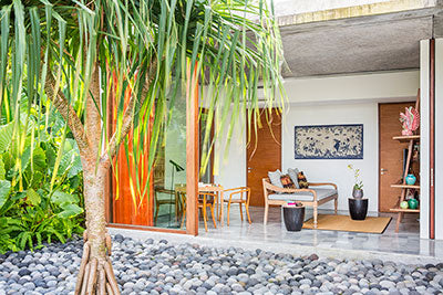 Traditional Balinese village clusters combined with original modern design to comfort